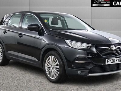 Used Vauxhall Grandland X Business Edition 130 HP (95 kW) 2020 Black SUV