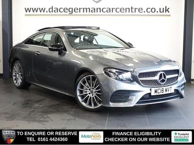 Used Mercedes E300 AMG line 245 HP (180 kW) 2018 Grey Coupe