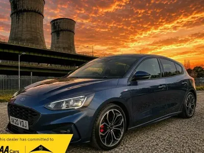 Used Ford Focus ST-Line X 120 HP (88 kW) 2020 Blue Hatchback