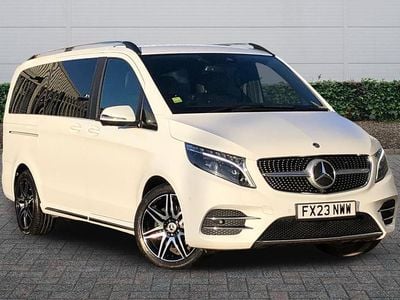 White Used 2023 Mercedes V300 AMG line MPV | £53,900 (Fair price)