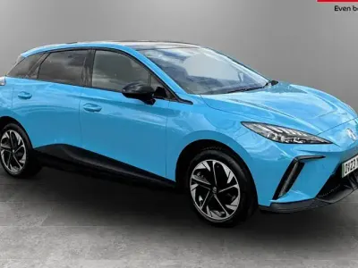 Used MG MG4 EV Trophy 150 kW (204 HP) 2023 Blue Hatchback