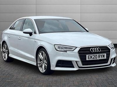 Used Audi A3 S-Line 116 HP (85 kW) 2020 White Sedan