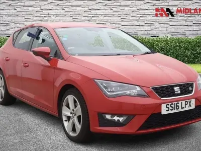 Used Seat Leon FR 150 HP (110 kW) 2016 Red Hatchback