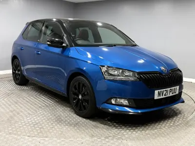 Used Skoda Fabia Monte Carlo 95 HP (69 kW) 2021 Blue Hatchback