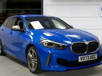 Used BMW M135 Shadowline 302 HP (222 kW) 2023 Blue Hatchback