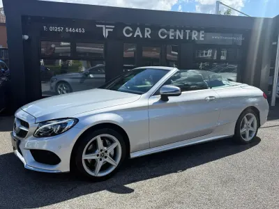 Used Mercedes C220 AMG line 2025 Silver Cabriolet