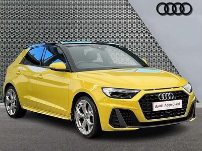Used Audi A1 S-Line 113 HP (83 kW) 2019 Yellow SUV