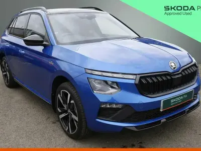 Used Skoda Kamiq Monte Carlo 115 HP (84 kW) 2025 Race blue metallic SUV