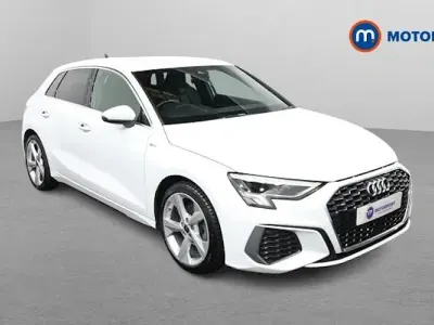 Used Audi A3 Sportback S-Line 110 HP (80 kW) 2023 White Hatchback