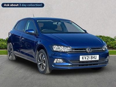 Used VW Polo Match 80 HP (58 kW) 2021 Blue Hatchback