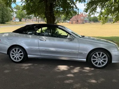 Used Mercedes CLK200 Avantgarde 2008 Silver Cabriolet