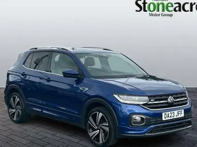 Used VW T-Cross R-line 116 HP (85 kW) 2020 Blue SUV
