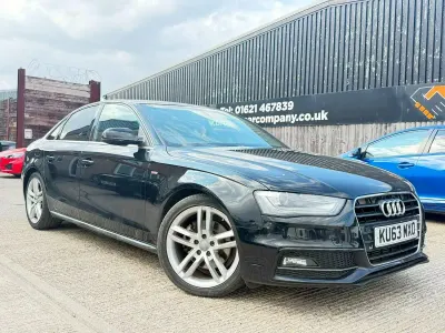 Used Audi A4 S-Line 150 HP (110 kW) 2013 Black Sedan