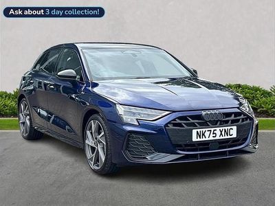 Used Audi A3 S-Line 150 HP (110 kW) 2025 Blue Hatchback