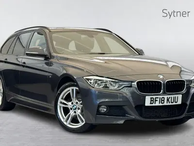 Usado BMW 330 M Sport 254 CV (186 kW) 2018 Gris Familiar