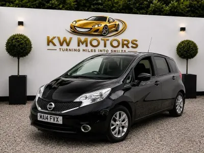 Used Nissan Note Acenta Premium 80 HP (58 kW) 2014 Black Hatchback