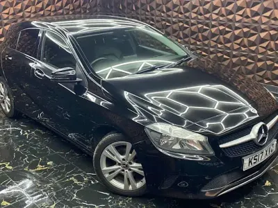 Used Mercedes A180 109 HP (80 kW) 2017 Black Hatchback