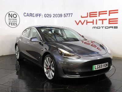 Grey Used 2019 Tesla Model 3 Performance Sedan | £15,988 (Fair price)