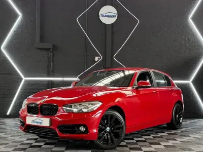 Used BMW 118 Sport Line 150 HP (110 kW) 2017 Red Hatchback