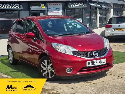 Used Nissan Note Acenta Premium 90 HP (66 kW) 2015 Red Hatchback