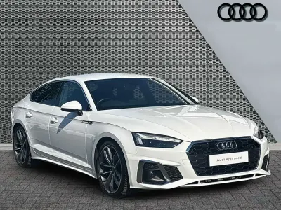 Used Audi A5 S-Line 2023 White Coupe