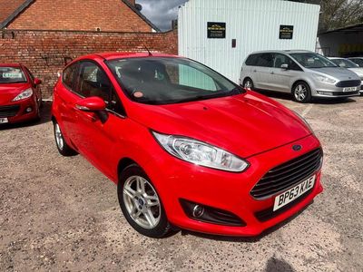 Used Ford Fiesta Zetec 2014 Red Hatchback