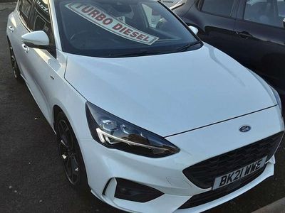 White Used 2021 Ford Focus ST-Line X Hatchback | £9,771 (Fair price)