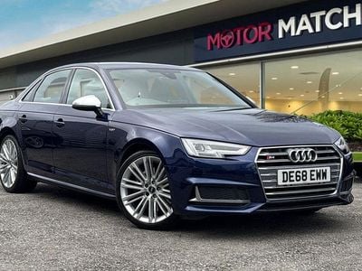 Used Audi S4 Advanced 354 HP (260 kW) 2018 Blue Sedan