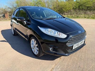 Used Ford Fiesta Titanium 2016 Black Hatchback