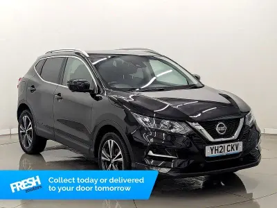 Used Nissan Qashqai N-Connecta 140 HP (102 kW) 2021 Black SUV