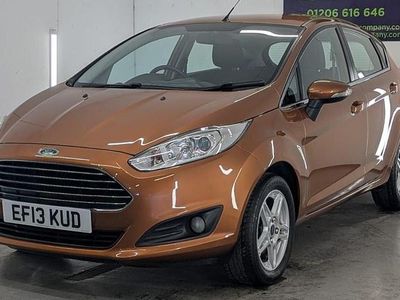 Yellow Used 2013 Ford Fiesta Zetec Hatchback | £4,450 (Fair price)