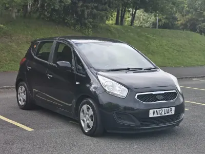 Used Kia Venga Air 90 HP (66 kW) 2012 Black Hatchback