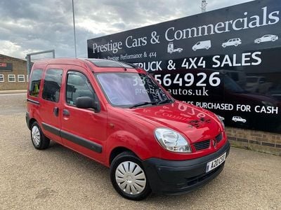 Used Renault Kangoo Authentique 95 HP (69 kW) 2005 Red MPV
