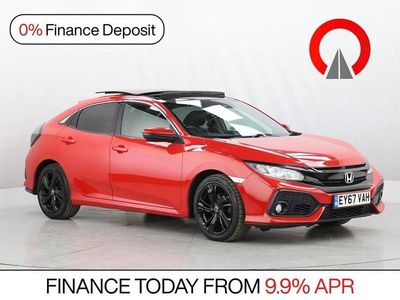 Used Honda Civic EX 129 HP (94 kW) 2017 Red Hatchback