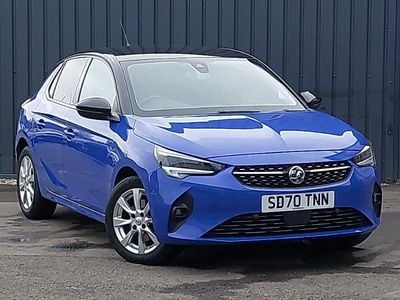 Used Vauxhall Corsa Elite 100 HP (73 kW) 2020 Blue Hatchback