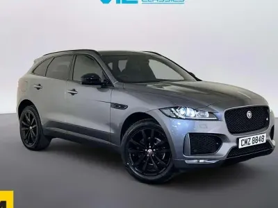 Usado Jaguar F-Pace Chequered Flag 180 HP (132 kW) 2019 Cinzento SUV