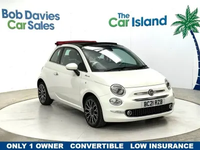Used Fiat 500C Dolcevita 70 HP (51 kW) 2021 White Cabriolet