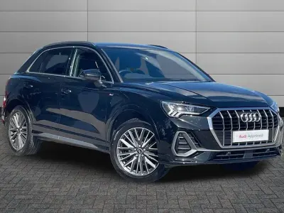 Used Audi Q3 S-Line 150 HP (110 kW) 2022 Mythos black SUV