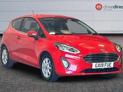 Used Ford Fiesta Zetec 2019 Red Hatchback