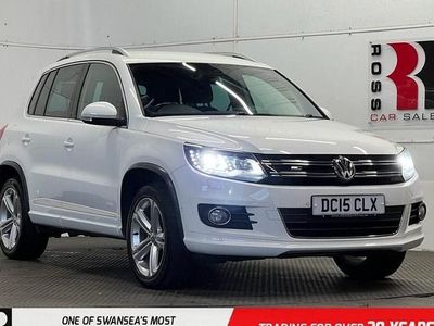 White Used 2015 VW Tiguan R-line SUV | £13,695 (Fair price)