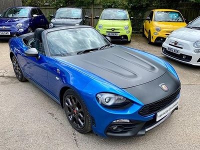 Used Abarth 124 Spider 170 HP (125 kW) 2018 Blue Cabriolet