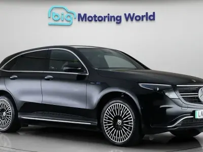 Used Mercedes EQC400 AMG line 300 kW (408 HP) 2021 Black SUV