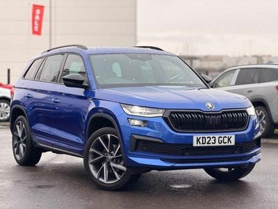 Blue Used 2023 Skoda Kodiaq SportLine SUV | £28,995 (Fair price)