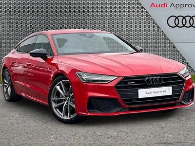 Used Audi A7 Black Edition 200 HP (147 kW) 2021 Red Sedan