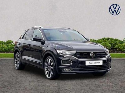 Black Used 2021 VW T-Roc R-line SUV | £21,650 (Fair price)