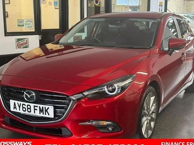 Begagnad Mazda 3 Inclusive 121 HK (88 kW) 2018 Röd Halvkombi