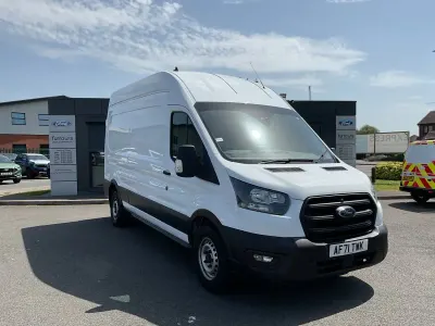 Used Ford Transit 130 HP (95 kW) 2021 White Van