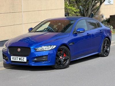 Used Jaguar XE R-Sport 180 HP (132 kW) 2017 Blue Sedan
