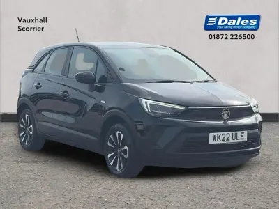 Used Vauxhall Crossland Design Edition 82 HP (60 kW) 2022 Black SUV