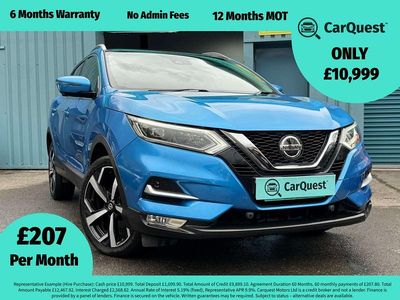 Used Nissan Qashqai Tekna 2018 Blue SUV